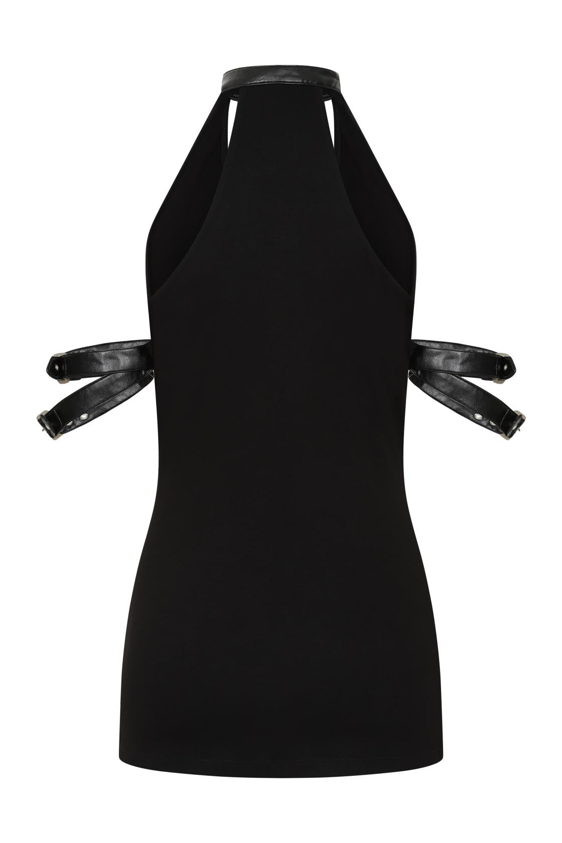 Necessary Evil Aphrodite Plunge Cowl Neck Top