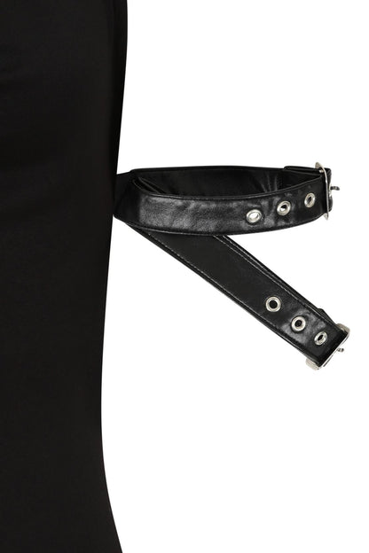 Necessary Evil Aphrodite Plunge Cowl Neck Top