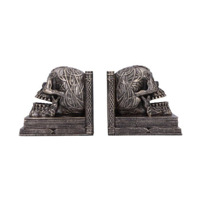 Nemesis Now Celtic Tale Skull Bookends (Resin Pair)