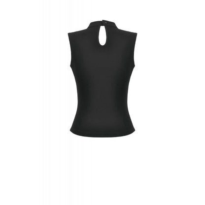 Dark in Love Punk Coffin Mesh Panel Top