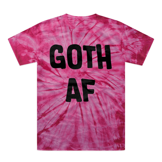 Goth AF Tonal Spider Tie-Dye T-Shirt