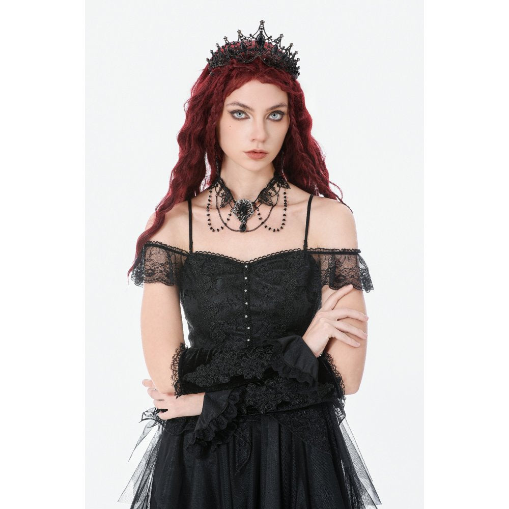 Dark in Love Lillian Victorian Lace Arm Warmers