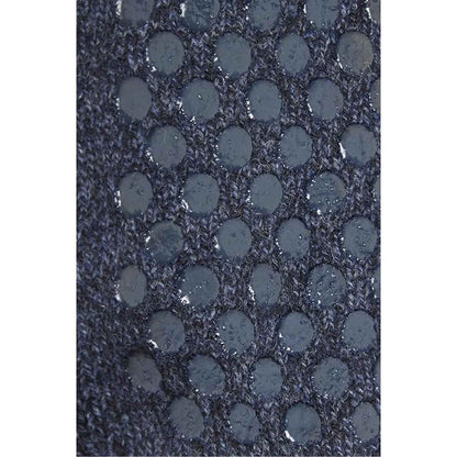 2 Pairs Men's Merino Wool Fleece Lined Slipper Socks Non-Slip Grips Cozy Winter Lounge Socks Tall Black Navy by Sock Stack