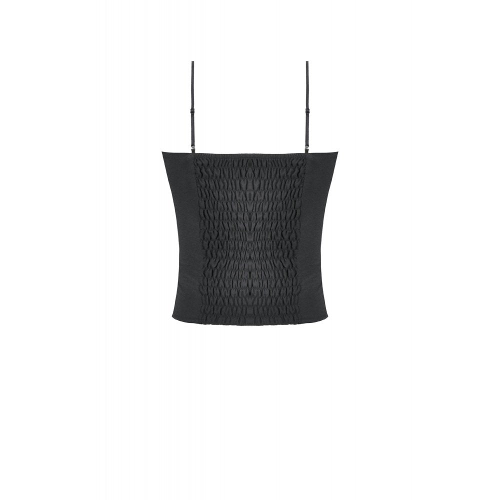 Dark in Love Punk Plaid Cross Strap Top