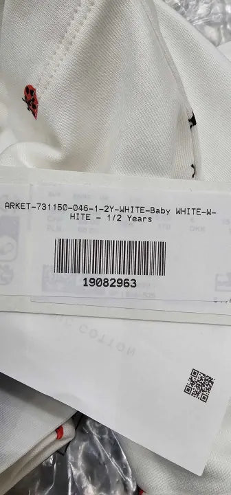 Arket-731150-046-1/2 Years-White-Baby Jersey-White Size: 1-2 Years