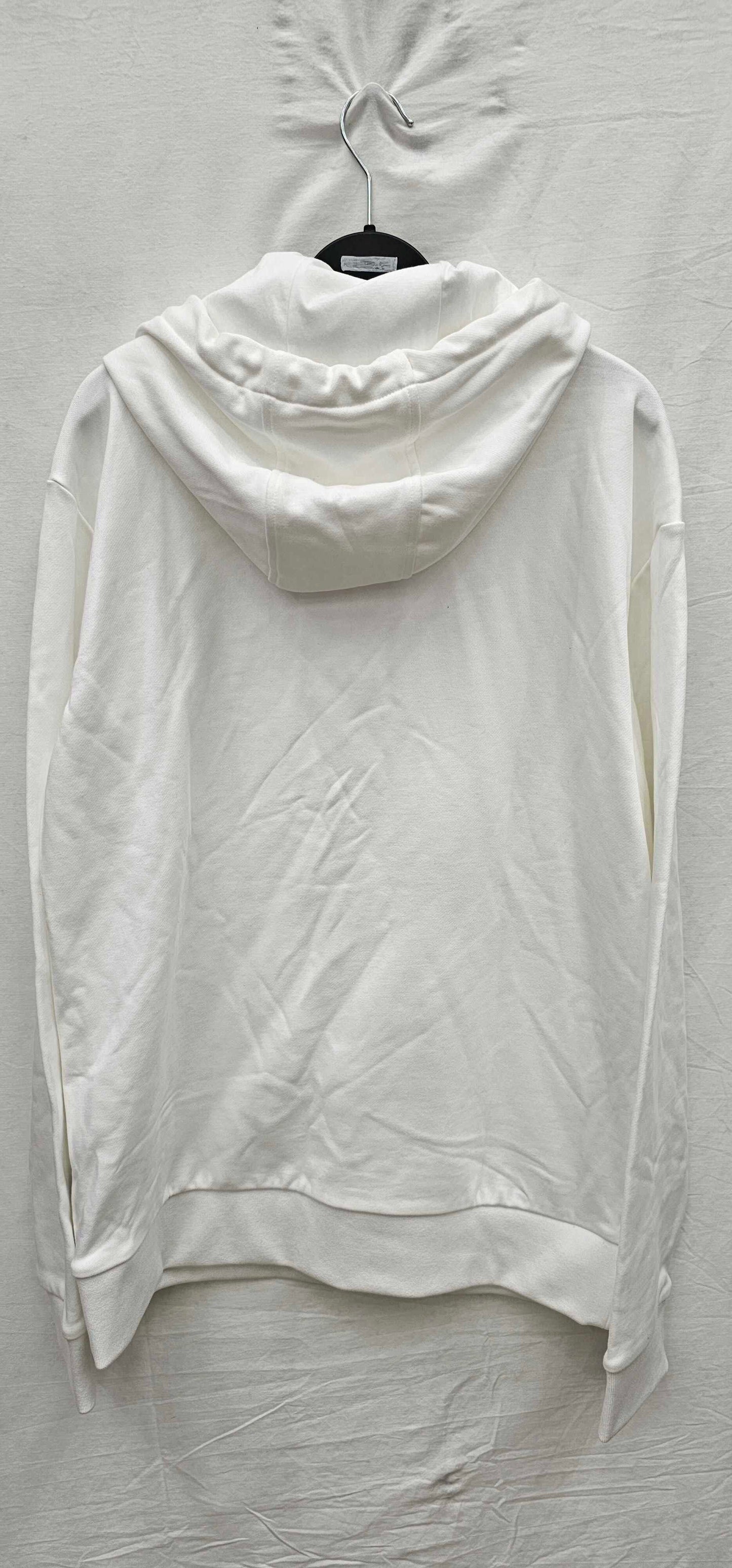 Boss - White Seeger Cotton Hoodie - White Size: L