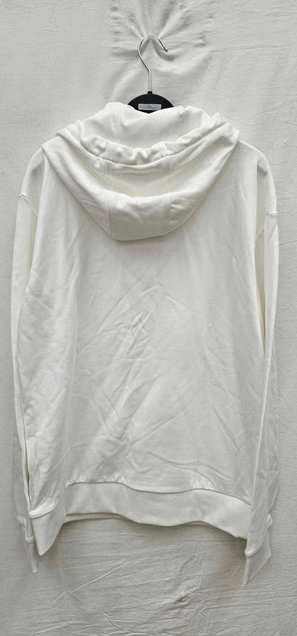 Boss - White Seeger Cotton Hoodie - White Size: L