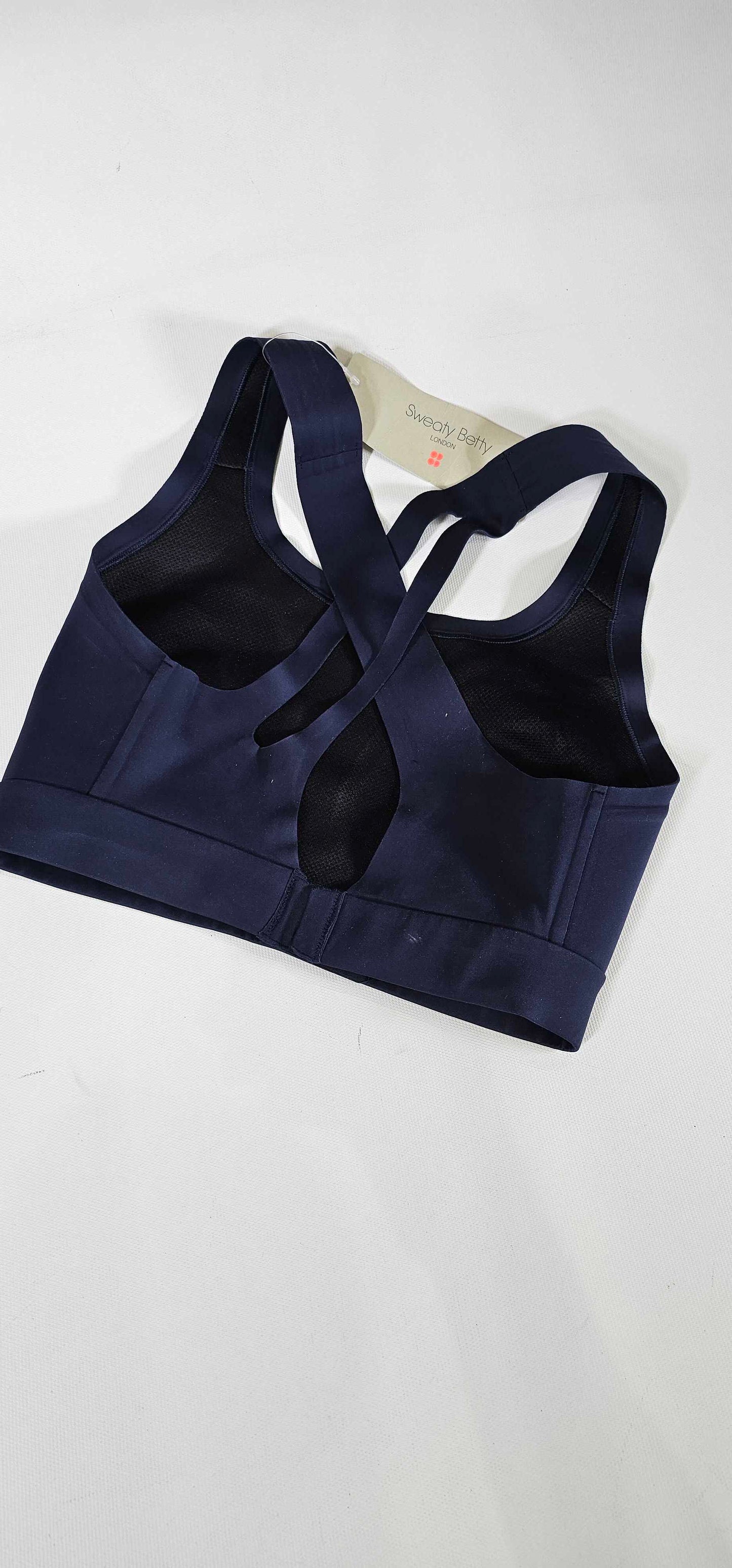 Sweaty Betty - Navy Blue All Train Sports Bra - Blue Size: 34E