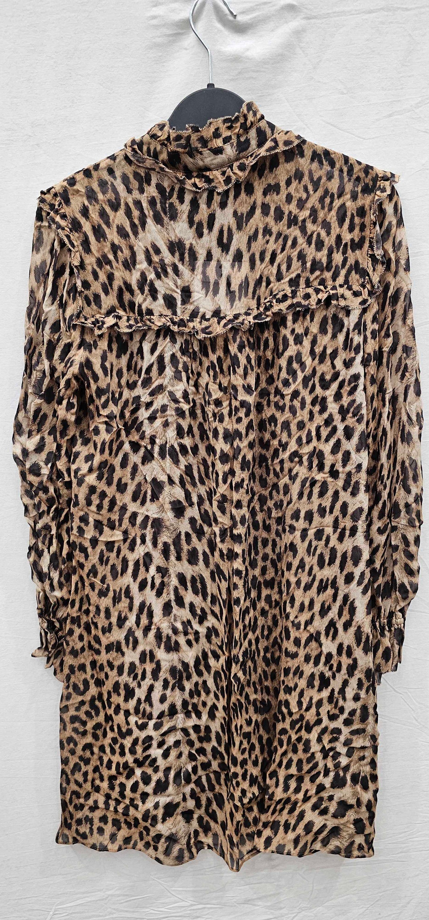 L K Bennett-0217 51174 0078 966-8-Multi-multi Edie Leopard Dress-multi Size: Uk8