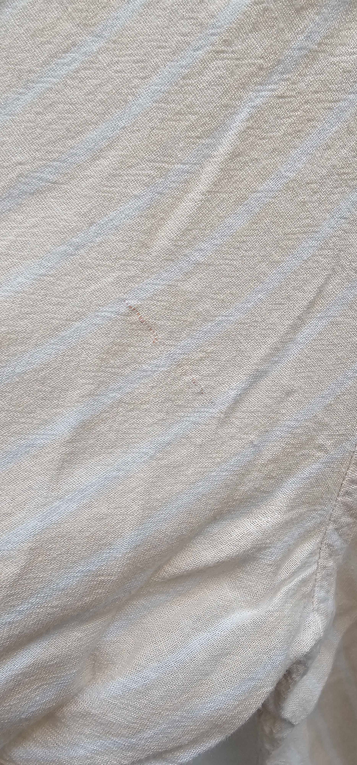 Crew Clothing - Cream Stripe Linen Shirt - Multi Size: Uk16