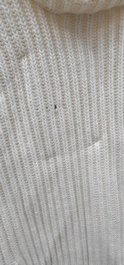 L K Bennett - Cream Sunniva Cotton Blend Jumper - Cream Size: M