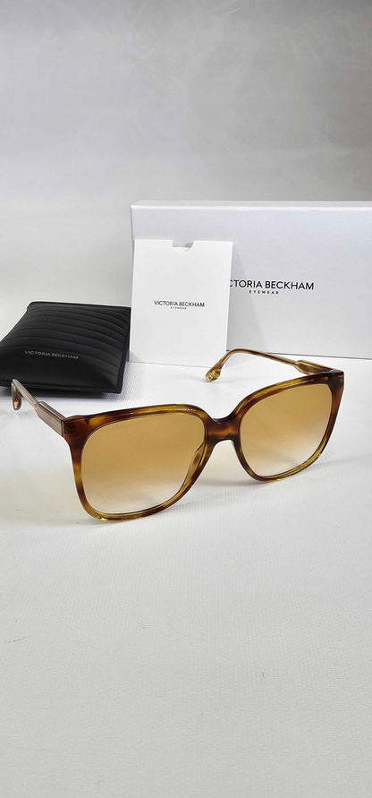 Victoria Beckham - Women's Havana Victoria Beckham Sunglasses 50Mm - Brown Size: 59