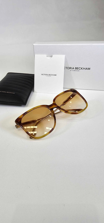Victoria Beckham - Women's Havana Victoria Beckham Sunglasses 50Mm - Brown Size: 59