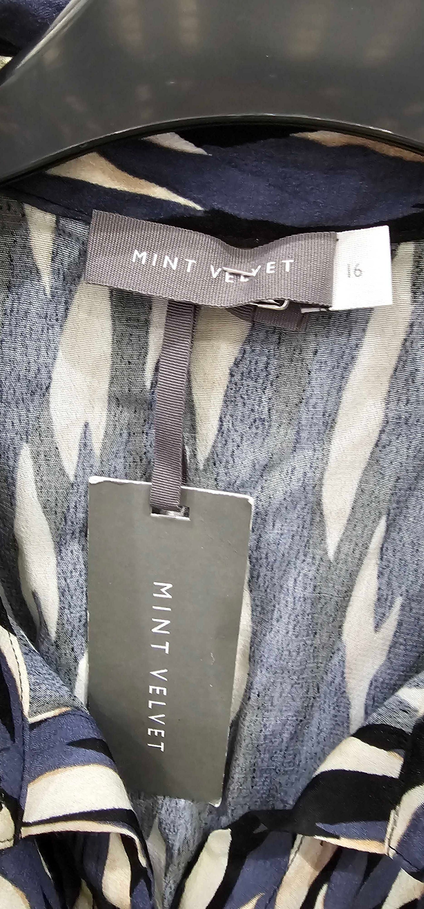 Mint Velvet - Grey Abigail Twist Midi Shirt Dress - Grey Size: Uk16