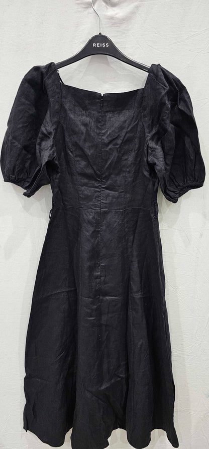 & Other Stories - Black Shirt Midi Dress - Black Size: Uk6