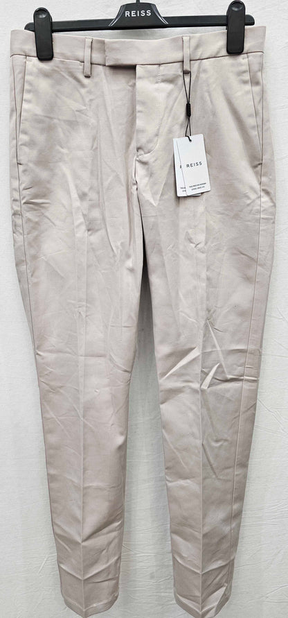 Reiss - Stone Eastbury Regular Fit Chinos - Beige Size: 30