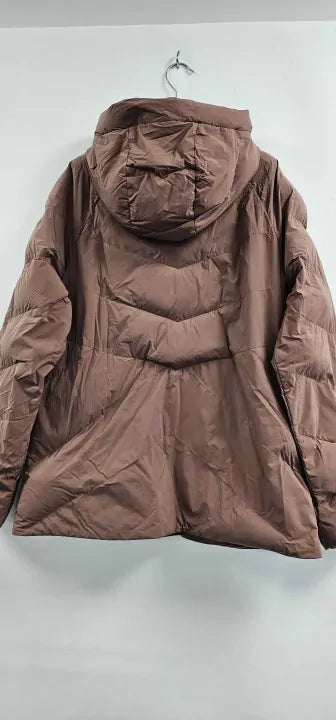 Jack Wolfskin - Coffee Marienplatz Down Jacket - Wild Ginger Size: Uk10/12