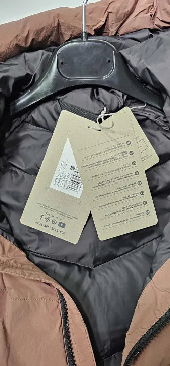 Jack Wolfskin - Coffee Marienplatz Down Jacket - Wild Ginger Size: Uk10/12