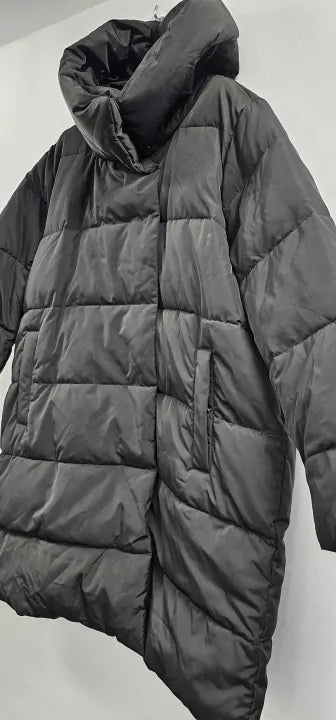 Hobbs London - Petite Charcoal Heather Puffer Jacket - Grey Size: Uk18