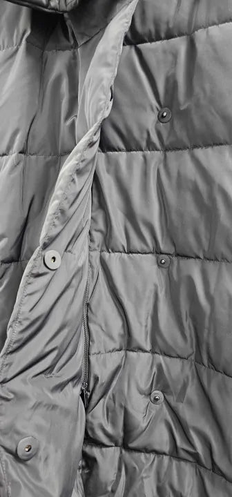 Hobbs London - Petite Charcoal Heather Puffer Jacket - Grey Size: Uk18