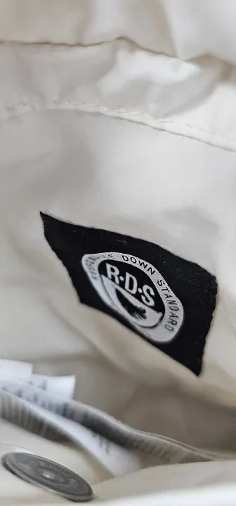 Levi's - Cream Cotton Blend Puffer Jacket - Cream Size: L