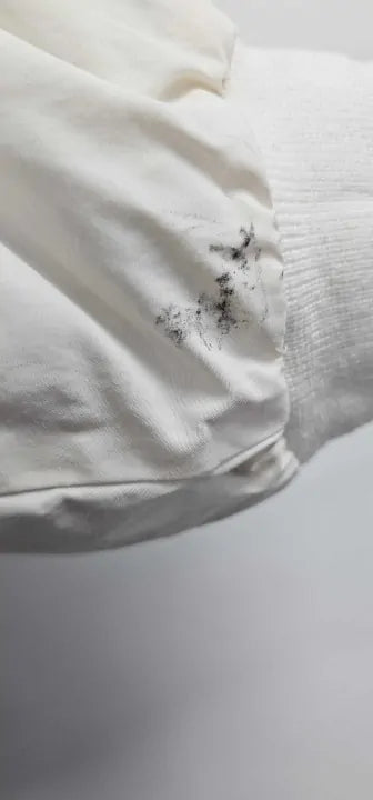 Levi's - Cream Cotton Blend Puffer Jacket - Cream Size: L