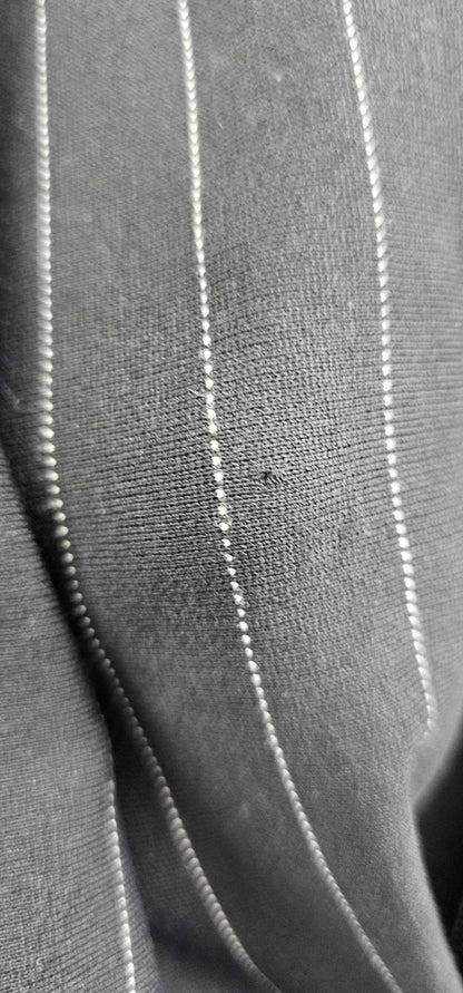 Cos - Black Pinstripe Nero Draped Top - Black Size: M