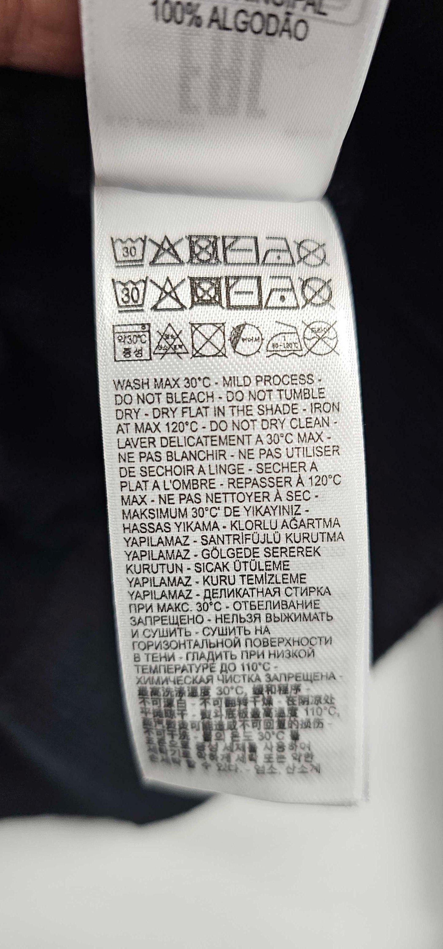 Diesel - Black Newprint Maglia Top - Black Size: S