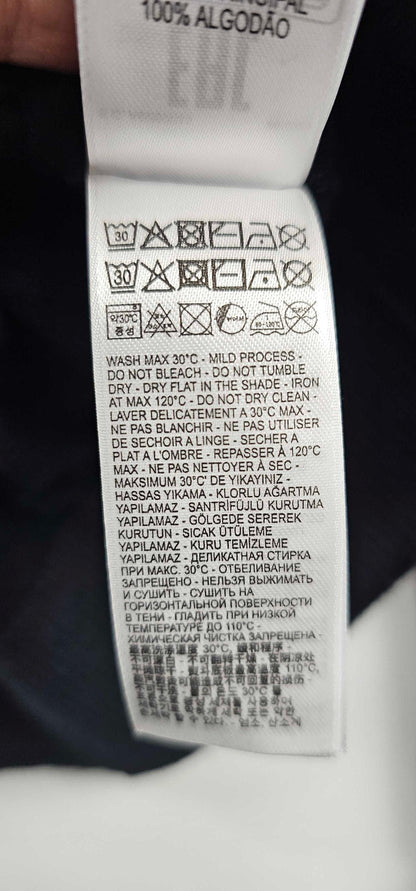 Diesel - Black Newprint Maglia Top - Black Size: S