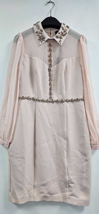 Phase Eight - Antique Rose Petite Avah Dress - Pink Size: Uk8