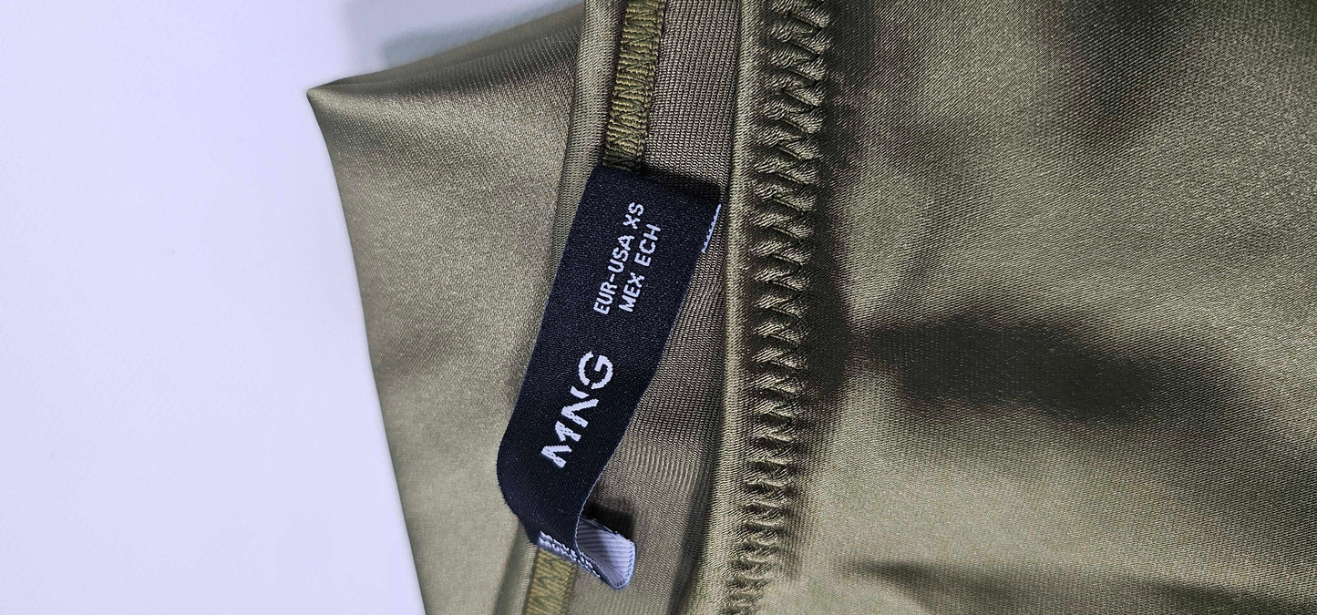 Mango - Dark Olive Mia Midaxi Skirt - Green Size: Xs