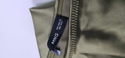 Mango - Dark Olive Mia Midaxi Skirt - Green Size: Xs