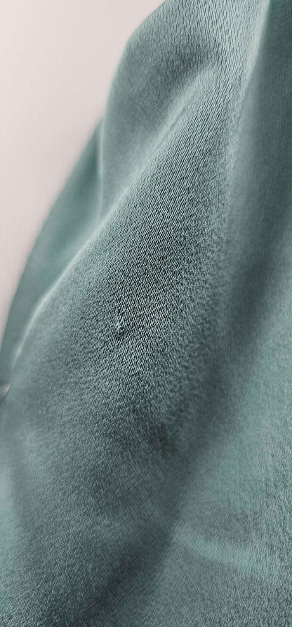 Adrianna Papell - Teal Satin Cowl Neck Dress - Green Size: Uk6