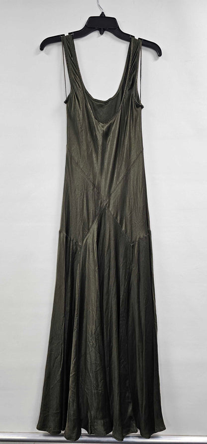 Ghost - Khaki Maisie Dress - Green Size: M