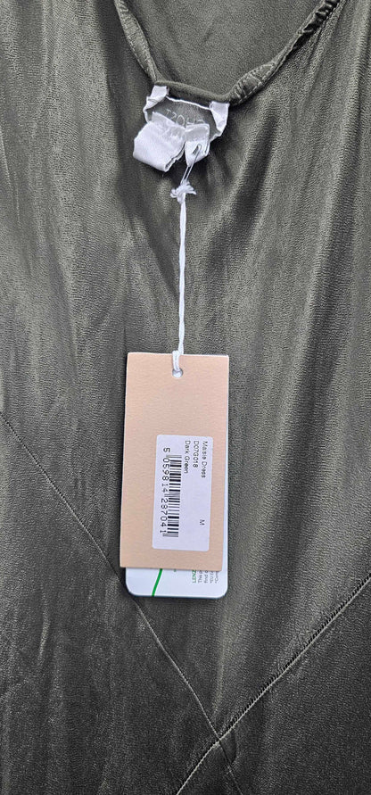 Ghost - Khaki Maisie Dress - Green Size: M