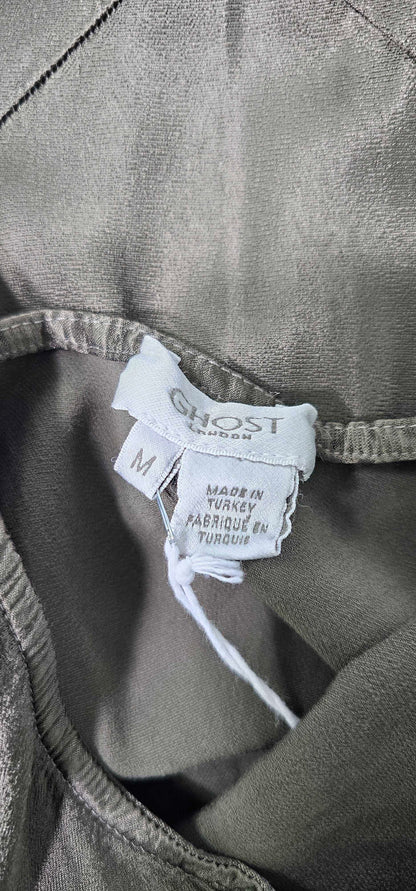 Ghost - Khaki Maisie Dress - Green Size: M