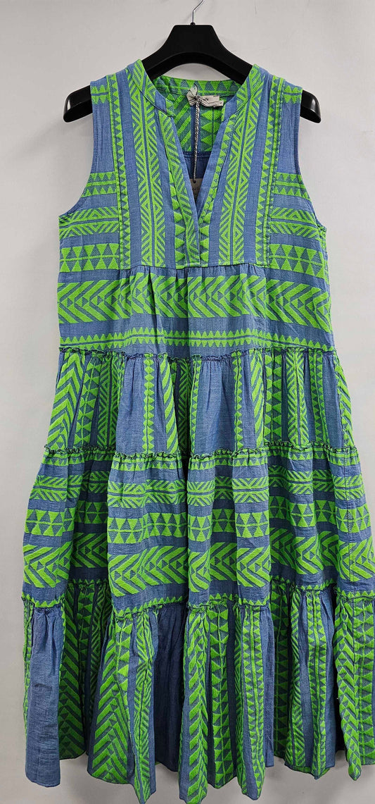 Devotion - Tanzanitis Dress - Blue, Green Size: S