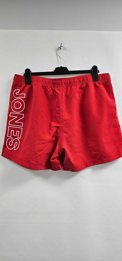 Jack & Jones - Ethereal Red Swim Shorts - Red Size: M