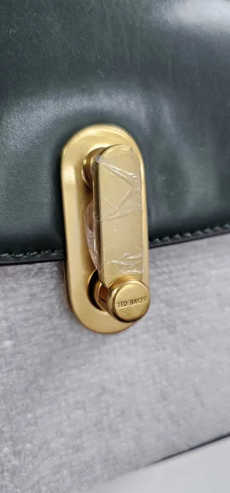 Ted Baker - Hunter Green Kayli Leather Satchel Bag - Green Size: Small