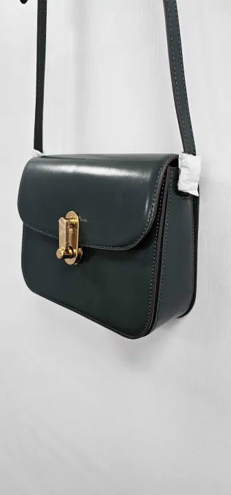 Ted Baker - Hunter Green Kayli Leather Satchel Bag - Green Size: Small