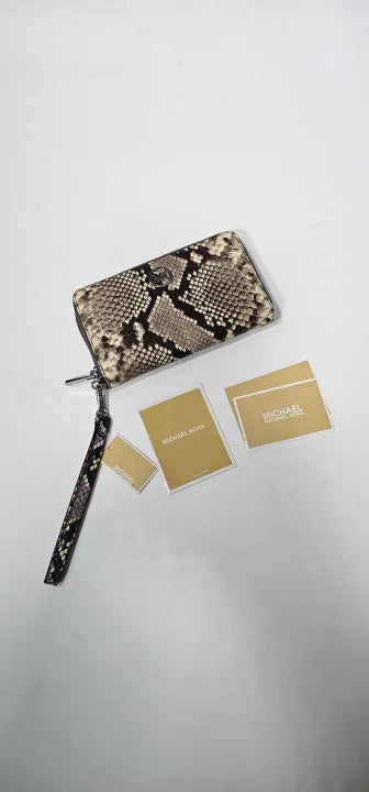 Michael Kors - Jet Set Python Leather Wallet - Multi Size: *