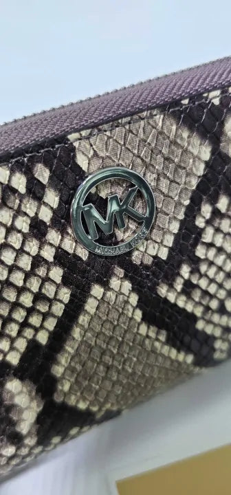 Michael Kors - Jet Set Python Leather Wallet - Multi Size: *