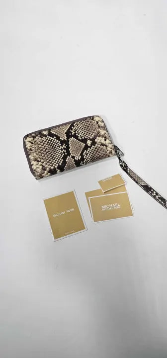 Michael Kors - Jet Set Python Leather Wallet - Multi Size: *