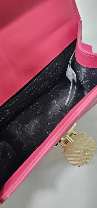 Vince Camuto - Fuchsia Bella Shoulder Bag Size: Small