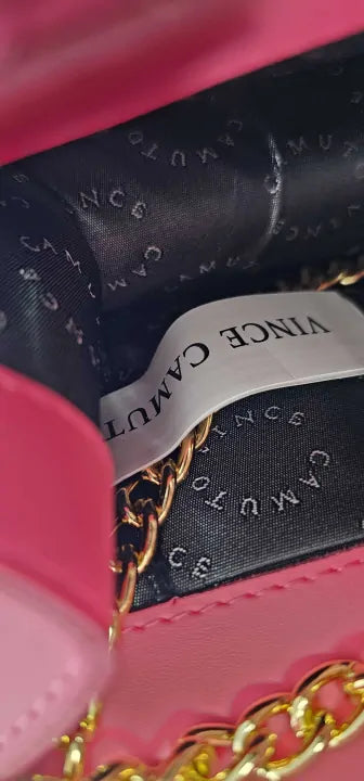 Vince Camuto - Fuchsia Bella Shoulder Bag Size: Small