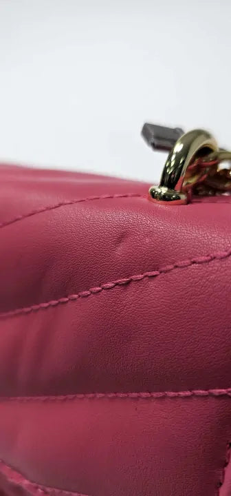 Vince Camuto - Fuchsia Bella Shoulder Bag Size: Small