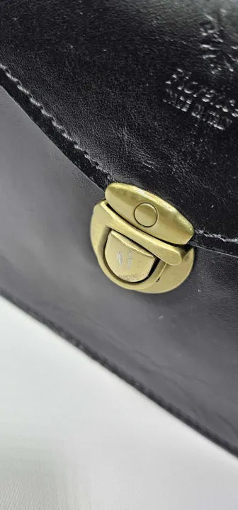 Lisa Minardi-1956 Black-*-black-black Leather Crossbody Bag-black Size: Small