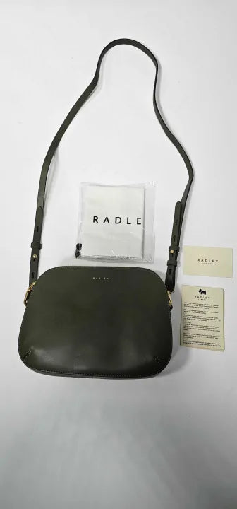 Radley - Dark Olive Dukes Place Medium Zip Top Crossbody Bag - Green Size: Small