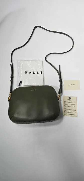 Radley - Dark Olive Dukes Place Medium Zip Top Crossbody Bag - Green Size: Small