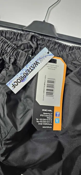 Richa Rain Warrior Trouser Black , Size : M Size: M